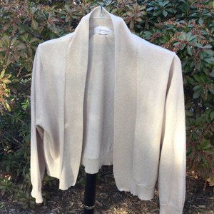 Calvin Klein Gold Metallic Cardigan